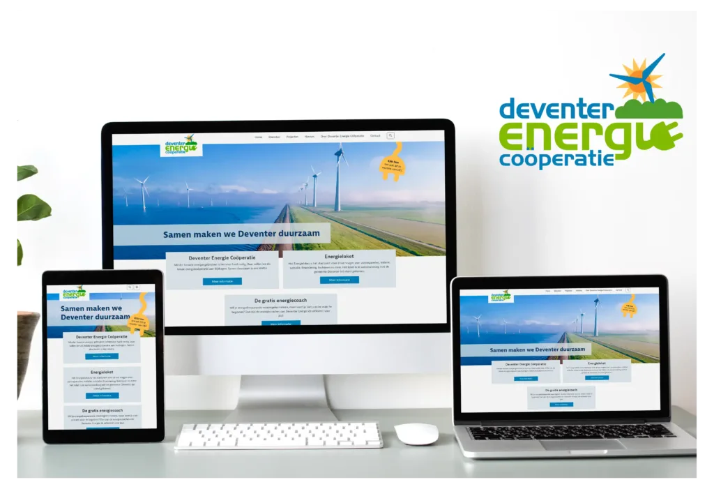 Deventer Energie Coorperatie website